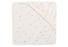 Jollein Hoeslaken Jersey 70/75x140/150cm | Kangaroots & Dusty Dot