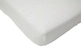 Jollein Fitted Sheet Molton Cradle White 50 x 90 cm