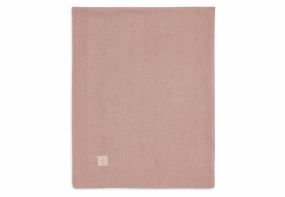 Jollein Cradle Blanket 75 x 100 cm Cosy Knit Wild Rose