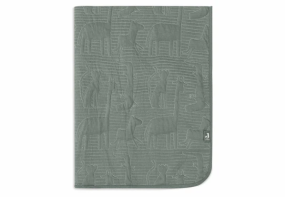 Jollein Cradle Blanket 75 x 100 cm Jungle Jambo Ash Green/Laurel