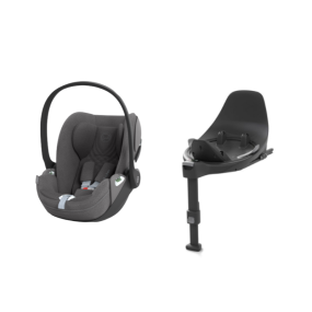 Cybex Car Seat Group 0 Cloud T I Size Plus Mirage Grey Dark Grey + Cybex Rotating Base T Black