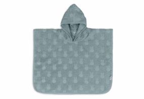 Jollein Bath Poncho Terry Cloth Miffy Jacquard Sea Green