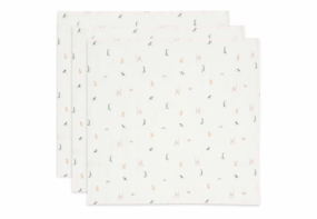 Jollein Muslin Cloth Small 70x70cm Jungle Jambo (3-pack)