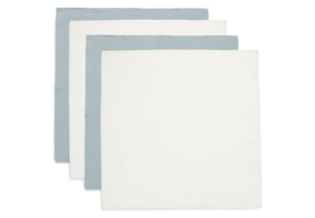 Jollein Muslin Cloth Small 70x70cm Sea Green/Ivory (4pack)