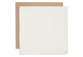 Jollein Muslin Cloth Large 115x115cm Biscuit/Ivory (2pack)
