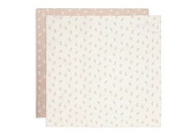 Jollein Muslin Cloth Large 115x115cm Twig Wild Rose (2pack)