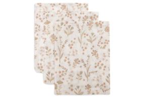 Jollein Muslin Washcloth 15x20cm Bloomy (3pack)