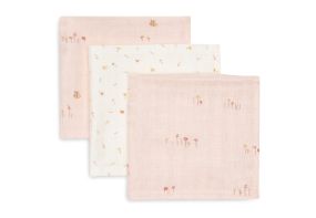 Jollein Hydrofiel Monddoekje 31x31cm | Pretty Picnic | 3 Stuks