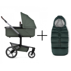 Joolz Stroller 2 In 1 Day5 Forest Green + Joolz Puffer Footmuff Dark Green