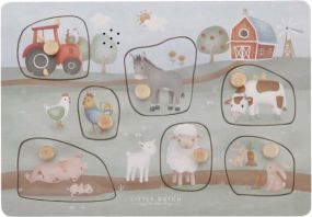 Little Dutch Geluiden Puzzel Little Farm FSC