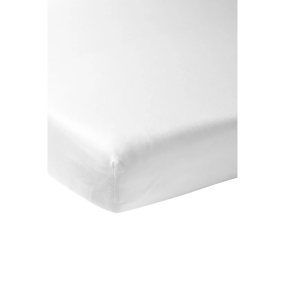 Meyco Jersey Home Fitted Sheet White 90x200cm