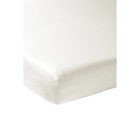 Meyco Jersey Home Fitted Sheet Offwhite 90x200cm