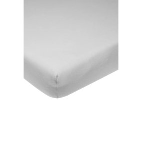 Meyco Jersey Home Fitted Sheet Light Grey 90x200cm