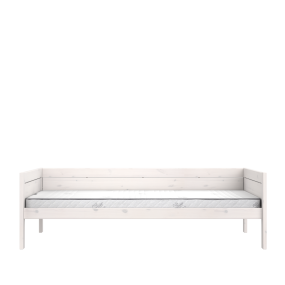Lifetime Original Single Bed with Deluxe Slatted Base Whitewash 120x200 cm