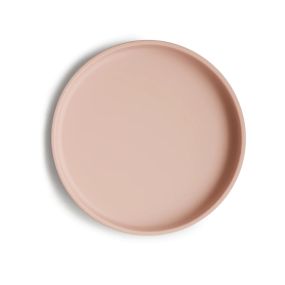 Mushie Classic Silicone Plate Blush