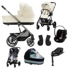 Cybex Kinderwagen 3 in 1 Balios S Lux Set XL Seashell Beige | Light Beige