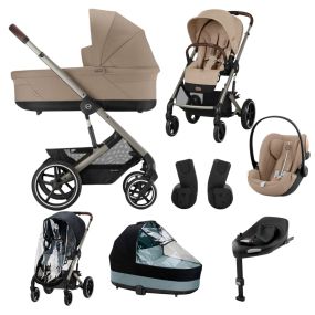 Cybex Kinderwagen 3 in 1 Balios S Lux Set XL Almond Beige | Beige