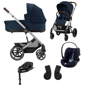 Cybex Kinderwagen 3 in 1 Balios S Lux Set M Ocean Blue | Navy Blue