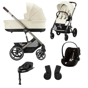 Cybex Kinderwagen 3 in 1 Balios S Lux Set M Seashell Beige | Light Beige