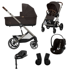 Cybex 3 in 1 Balios Lux Set M Chocolate Brown | Brown