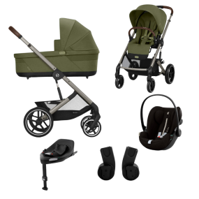 Cybex Kinderwagen 3 in 1 Balios S Lux Set M Moss Green | Khaki