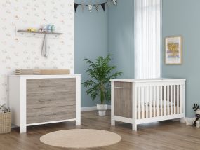 Born Lucky Nursery 2 Piece Noël Oak White