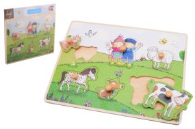 Jouéco® Fien & Teun Button Puzzle