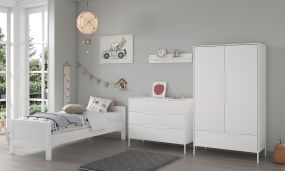 Born Lucky Teen Room Noel White 3 Piece