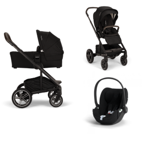 Nuna Stroller 3 in 1 MIXX™ next Caviar + Car Seat Cloud T I Size