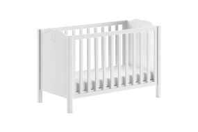 JAXX Amori Baby Bed 60 X 120 cm White