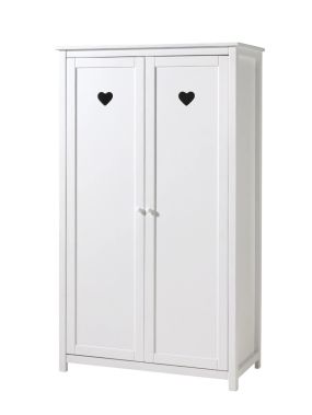 JAXX Amori 2 Door Wardrobe White