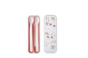 Mepal Set Baby Spoon Mio 2 Pieces - Flowers & Butterflies