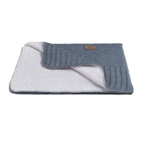 Baby's Only Crib Blanket Cable Teddy Granite 100x135 cm