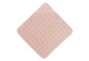 Jollein Bath Cape Terry Cloth 75x75cm Miffy Jacquard Wild Rose