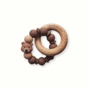 Chewies & More Mini Rattle Bear Brown