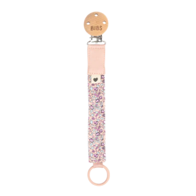 BIBS x Liberty Pacifier Clip Eloise Blush