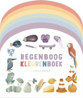 Little Dutch Rainbow Color Book