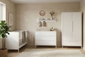 Born Lucky Nursery Santiago White 3-piece