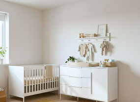 Cabino Babykamer Santiago Wit XL 2 Delig 