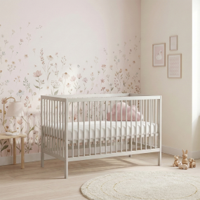 Born Lucky Baby Bed Mees Wit 60 x 120 cm