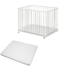 Bebies First Opvouwbare Baby Box Liam Wit Met Matras