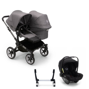 Bugaboo Donkey 5 Duo Kinderwagen 3 In 1 Graphite Grey Melange