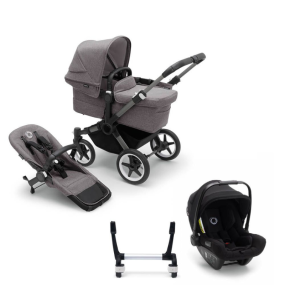 Bugaboo Donkey 5 Mono Kinderwagen 3 In 1 Graphite Grey Melange