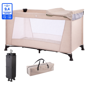 Cabino Campingbed Dune & Xtra Care Set Beige