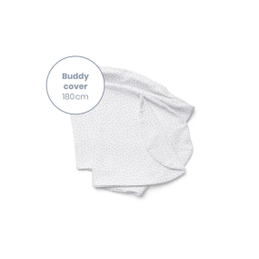 Doomoo Feeding Cushion Buddy Cover Silver Dots