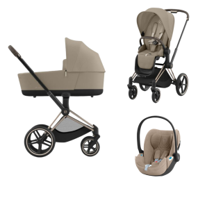 Cybex Priam Kinderwagen 3 in 1 Rosegold Cozy Beige
