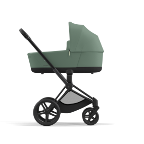 Cybex Priam Kinderwagen 2 in 1 Matt Black Leaf Green Dark Green