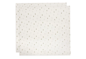 Jollein Muslin Cloth Large 115x115cm Happy Miffy Olive Green (2-Pack)