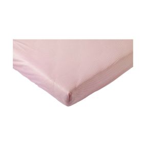 Aerosleep Fitted Sheet Crib Pink 40 x 80 cm