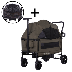Cabino Waggie with Rain Cover Green